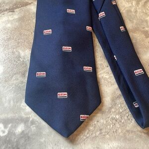 Vintage Exxon  Blue Designer Tie